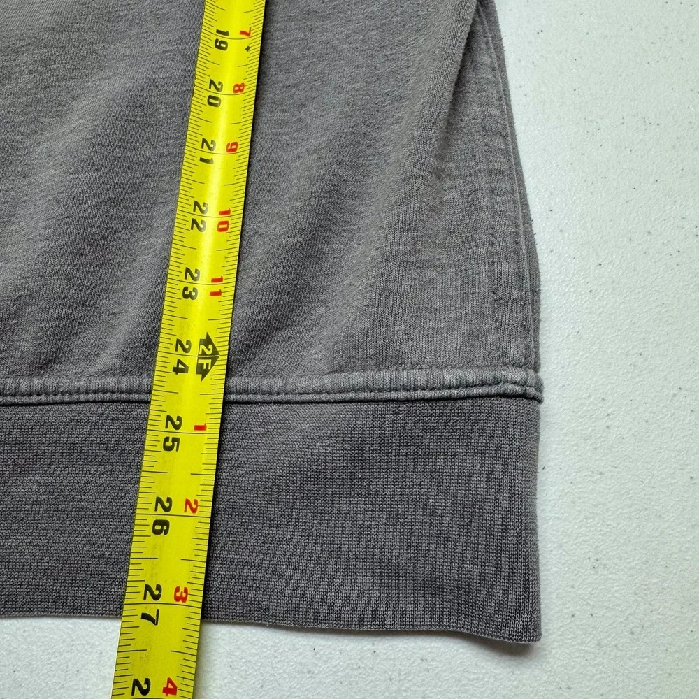 The North Face Hoodie Mens Medium Gray Pullover Half Dome Logo Fleece Sweatshirt